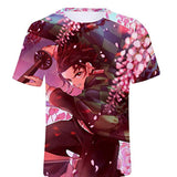 Anime Tshirts Aesthetic Men's Shirt Men's plus Size Digital Printing 3D Short Sleeve T-shirt