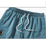 Mens Cargo Shorts Men's Summer Trendy Glossy Loose Beach Pants Couple Shorts Men