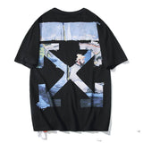Arrow Short Sleeve Tshirt Plus Size Casual Men'S Clothing Coat Top Owt