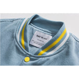 Varsity Jacket for Men Baseball Jackets Spring Jacket Stitching Baseball Men's Jacket