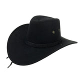 Wester Hats Suede Outdoor Sun Hat Men's Riding Hat Big Brim Cowboy Hat