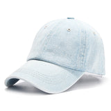 Joe Goldberg Hats Men and Women Summer Baseball Cap Soft Top Denim Hat Casual Sun-Proof Peaked Cap