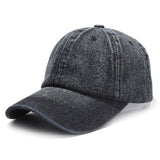 Joe Goldberg Hats Men and Women Summer Baseball Cap Soft Top Denim Hat Casual Sun-Proof Peaked Cap