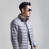 Doudoune Men's Men's Lightweight down Coat Men's Stand Collar Winter Clothing Coat XL Mens Men's Light down Jacket