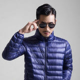 Doudoune Men's Men's Lightweight down Coat Men's Stand Collar Winter Clothing Coat XL Mens Men's Light down Jacket