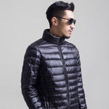 Doudoune Men's Men's Lightweight down Coat Men's Stand Collar Winter Clothing Coat XL Mens Men's Light down Jacket