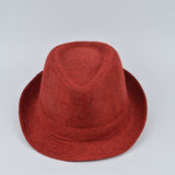 Fedora Hat Fedora Hat British Style Cotton and Linen Couple Sun Hat