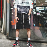 Basketball Shorts Spring/Summer Side Button Men's Loose Casual Basketball Breasted Sports Shorts Men