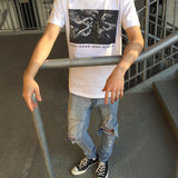 Ripped Jeans Distressed Jeans Destructed Skinny Pants Men's Trousers plus Size Retro Sports