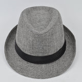 Fedora Hat Fedora Hat British Style Cotton and Linen Couple Sun Hat