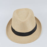 Fedora Hat Fedora Hat British Style Cotton and Linen Couple Sun Hat