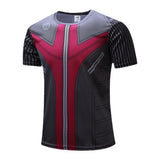 Captain America T Shirt Short Sleeve Avengers 2 Men's Clothing