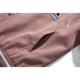 Varsity Jacket for Men Baseball Jackets Spring Coat Printed Baseball Collar Jacket for Men