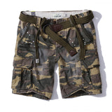 Men's Cargo Shorts Men's Comfortable Cotton Tooling Shorts Spring and Summer Men's Casual Sports Straight Shorts Men's