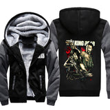 The Walking Dead Clothes Thickened Hooded Sweatshirt Men's Coat