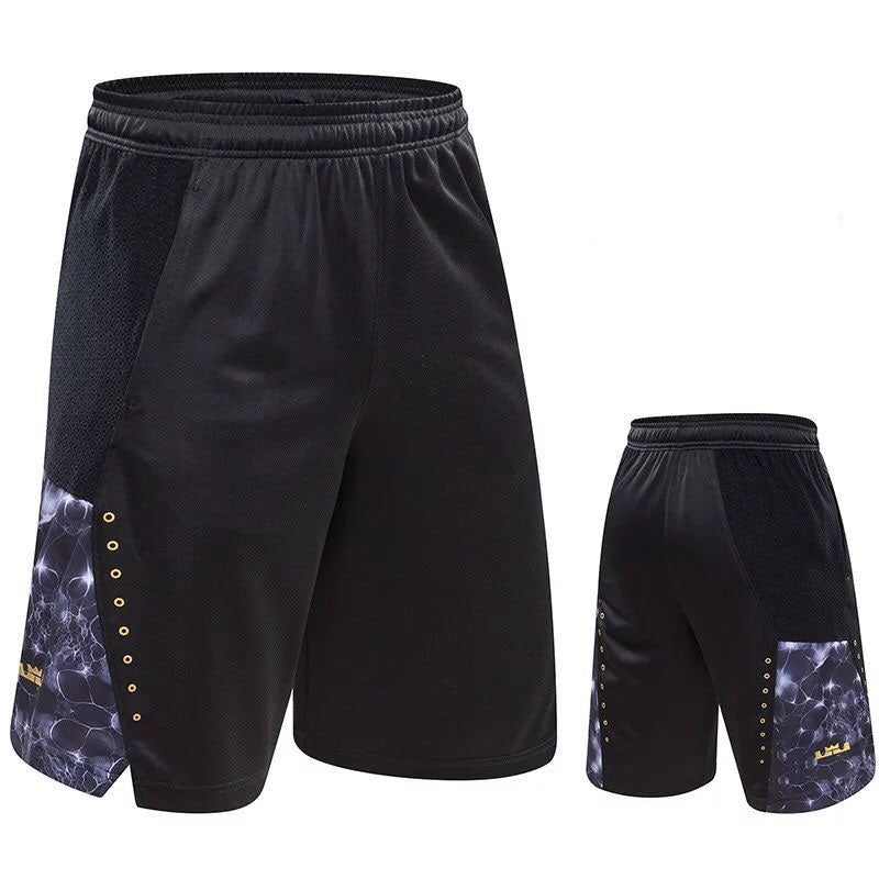 Basketball Shorts Sports Casual Shorts Men's Spring and Autumn Running Fitness Basketball Breathable Quick-Drying Knee Length Pants