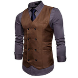 Mens Dress Vests Business Waistcoat Men's Casual Suit Vest