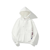 Autumn And Winter Three-Dimensional Phantom X Letter Velvet Padded Hooded Sweatshirt Men And Women Same Style