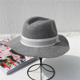 Fedora Golf Hats Autumn and Winter Hat Fashion Top Hat Wide Brim Top Hat Winter