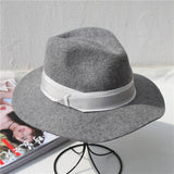 Fedora Golf Hats Autumn and Winter Hat Fashion Top Hat Wide Brim Top Hat Winter