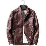 1970S East West Calfskin Motorcycle Jacket, Autumn Leather Coat Men's Leather Coat Motorcycle Clothing