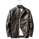 1970S East West Calfskin Motorcycle Jacket, Autumn Leather Coat Men's Leather Coat Motorcycle Clothing