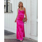Kendall Jenner Wedding Guest Dress Back Stitching Lace V-neck