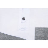 Men Shirt Fashion Slim Fit Shirt Short Sleeve Sleeve Shirt Large Size Casual Top Summer New Men's Fashion Triangle Color Block Short Sleeve Casual Polo Collar T-shirt Polo Shirt