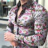 Men's Spring Shirt Casual Shirt Tops Shirt Men's Printed Shirt Sweatshirts Casual