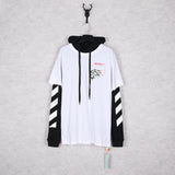 Autumn Men'S Large Size Loose Long Sleeve Fake Two Pieces Pullover Hoodie
