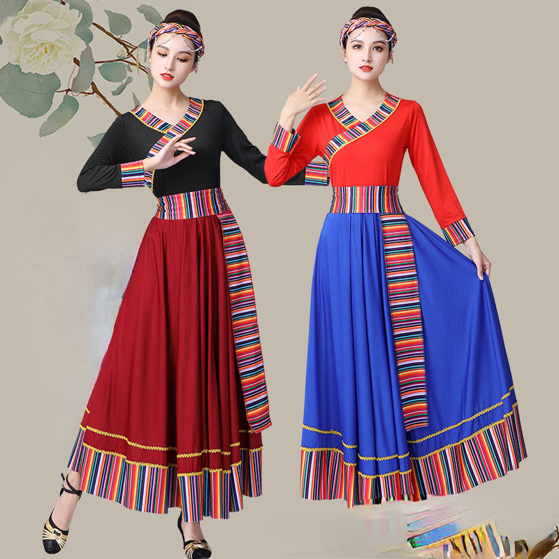 Jalisco Dressing Tibetan Dance Ethnic Skirt