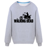 The Walking Dead Clothes Men's round Neck Sweater Anime Print Casual Long Sleeve Clothes