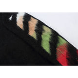 Men'S Sweater Plus Size Keep Warm Autumn And Winter Casual Fashionable Arrow Gradient Owt