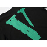 Vlone Sweatshirt Letter Printed Long Sleeve Bottoming Tshirt roundNeck Pullover