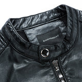 1970 East West Leather Jacket Spring and Autumn Men's PU Leather Jacket Jacket