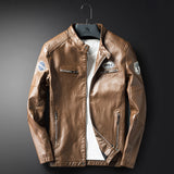 1970 East West Leather Jacket Spring and Autumn Men's PU Leather Jacket Jacket