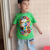 A Ape Print for Kids T Shirt Summer Fashion Brand Short Sleeve T-shirt