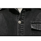 Men Denim Coat Men Jeans Jacket Spring Black Gray Denim Coat Jacket Men Jeans Jackets