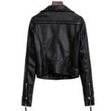 Hot Pink Motorcycle Jacket Slim Solid Color Locomotive Jacket Turn-down Collar Coat