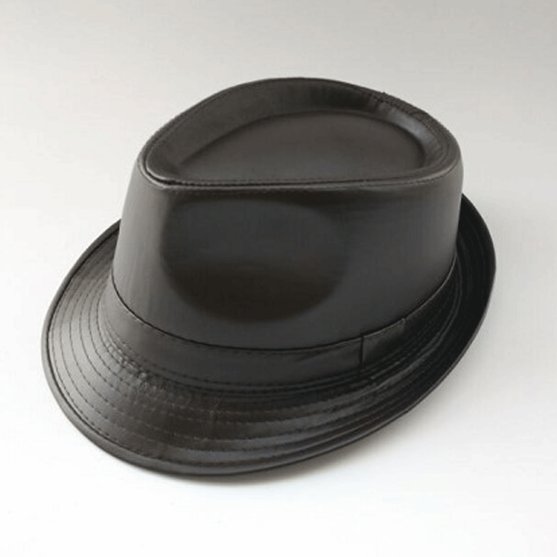 Bullhide Denim Hat Leather Hat Middle-Aged and Elderly Top Hat Cowboy Hat