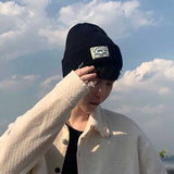 Mens Beanies Autumn Winter Retro Skullcap Chinese Landlord Hat Hip-Hop Street Trendy Men Girl's Cap