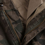 Men T Shirts Casual Tops Men's Business Shirt Fifth Pants Retro Washed Tide Men's Business Shirt Large Shorts Men's Loose Camouflage Middle Pants