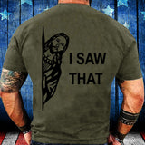 Man T Shirt Black round Neck Loose Print Irregular