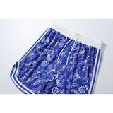 Basketball Shorts Tkpa National Fashion Retro Paisley Casual Cropped Pants Men and Women Loose Basketball Shorts