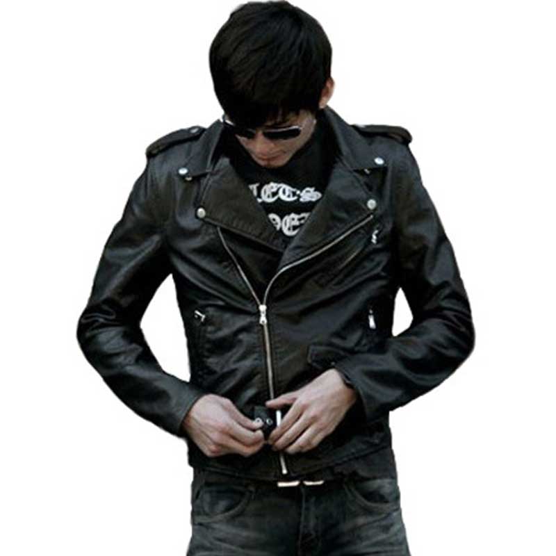 1970S East West Calfskin Motorcycle Jacket, Spring, Autumn and Winter Clothing Men's Leather Coat Jacket Slim-Fitting Biker Men's Coat