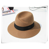 Fedora Golf Hats Fall/Winter Wool Cap Wide Wool Felt Hats Children