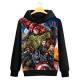Captain America Hoodie Hooded Pullover Fleece Jacket