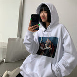 Vintage Graphic Hoodies with Velvet