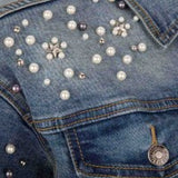 Pearl Jean Jacket Loose Jacket Jacket Denim Jacket