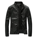 1970 East West Leather Jacket Spring and Autumn PU Leather Men's Jacket Biker's Leather Jacket